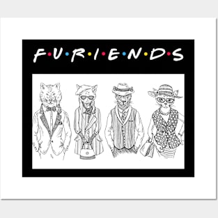 Furry Friends Posters and Art